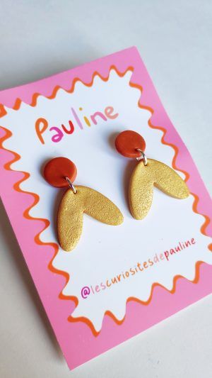 Flora doré et terracotta