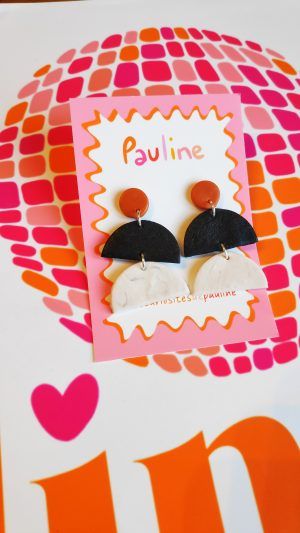 Meninas terracotta noir et blanc